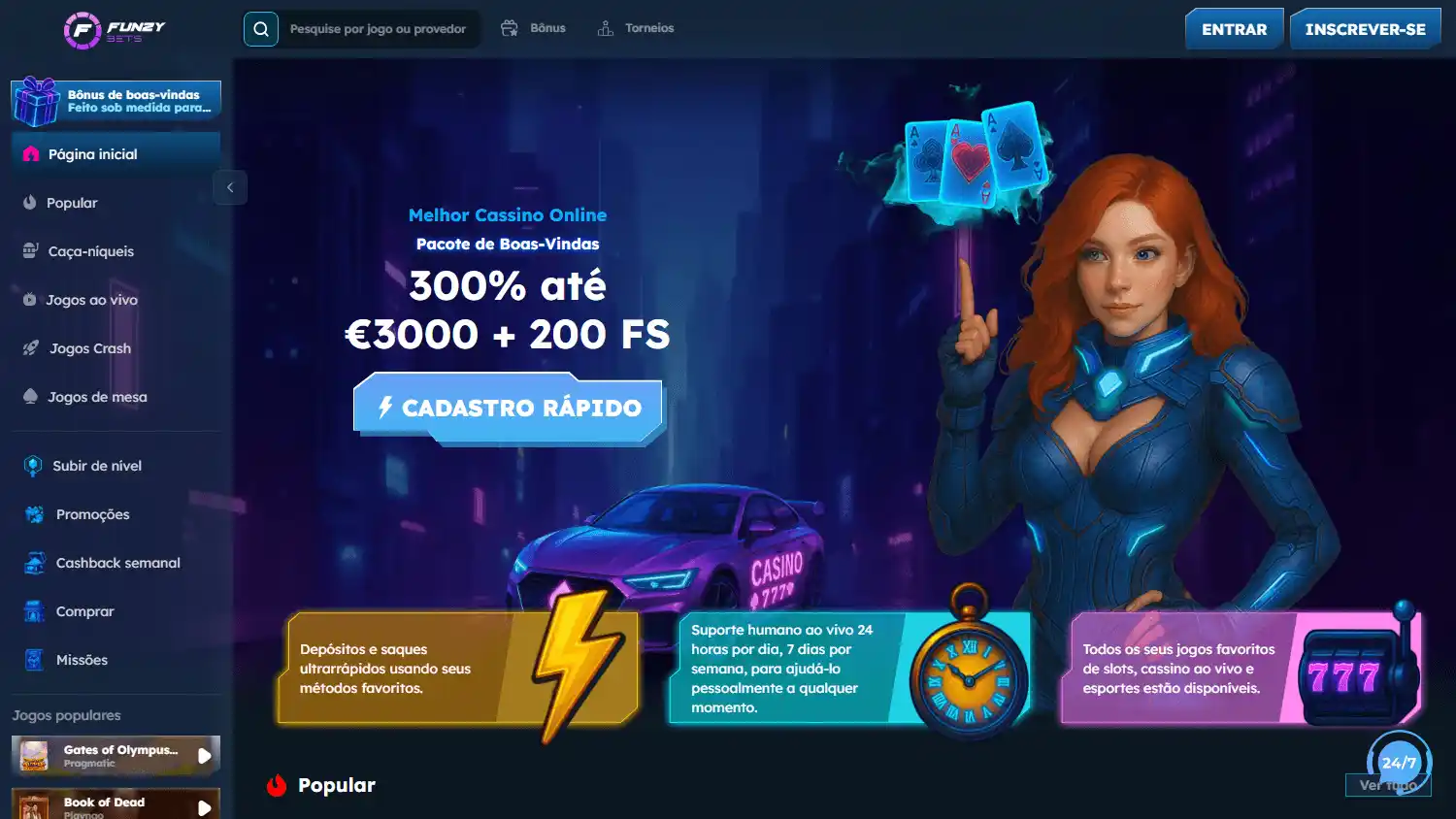 Funzy Bets Casino screenshot 1