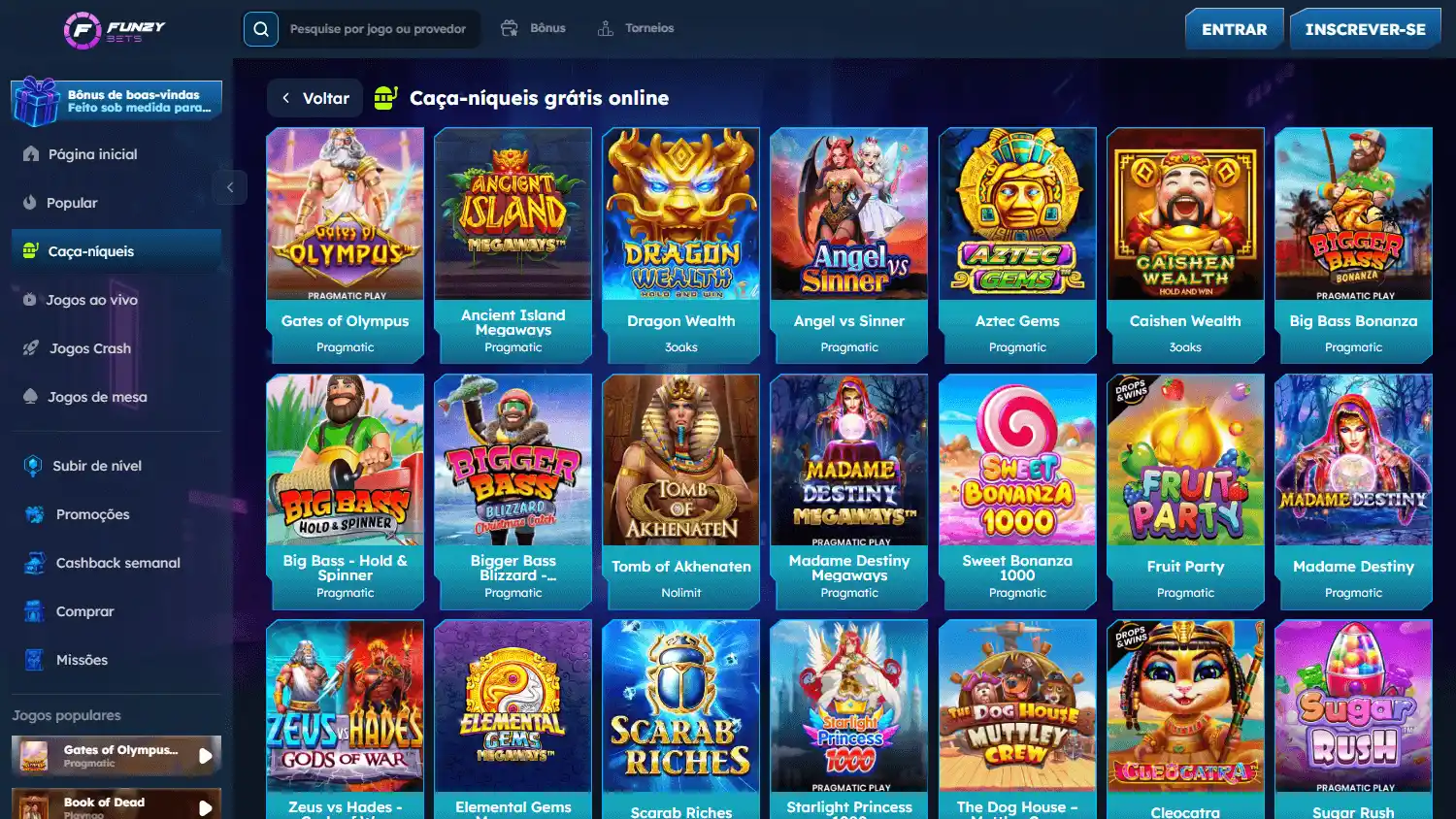 Funzy Bets Casino screenshot 2