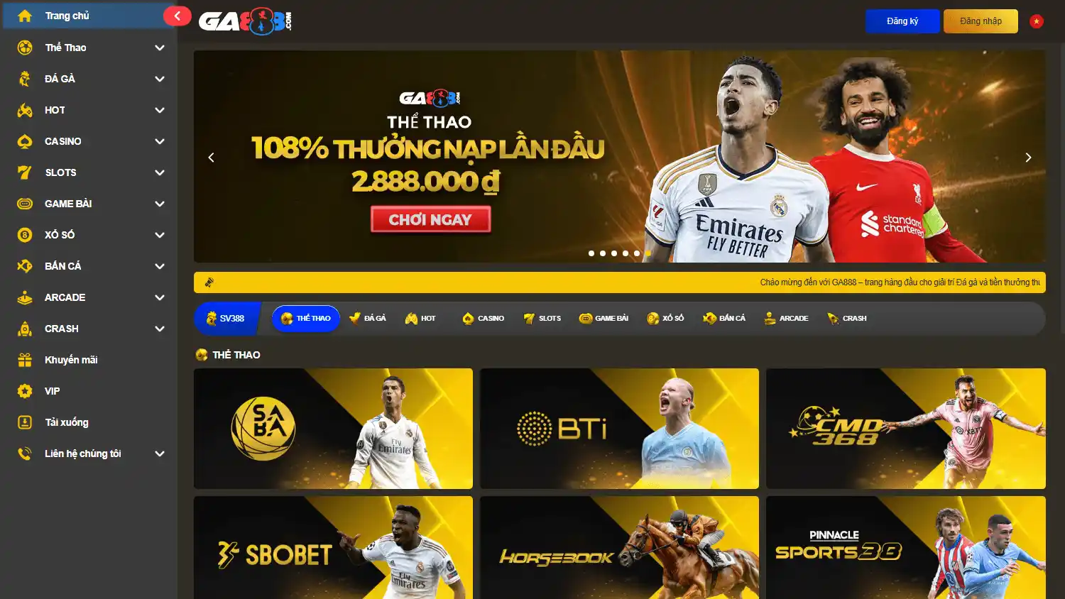 GA888 Casino screenshot 1
