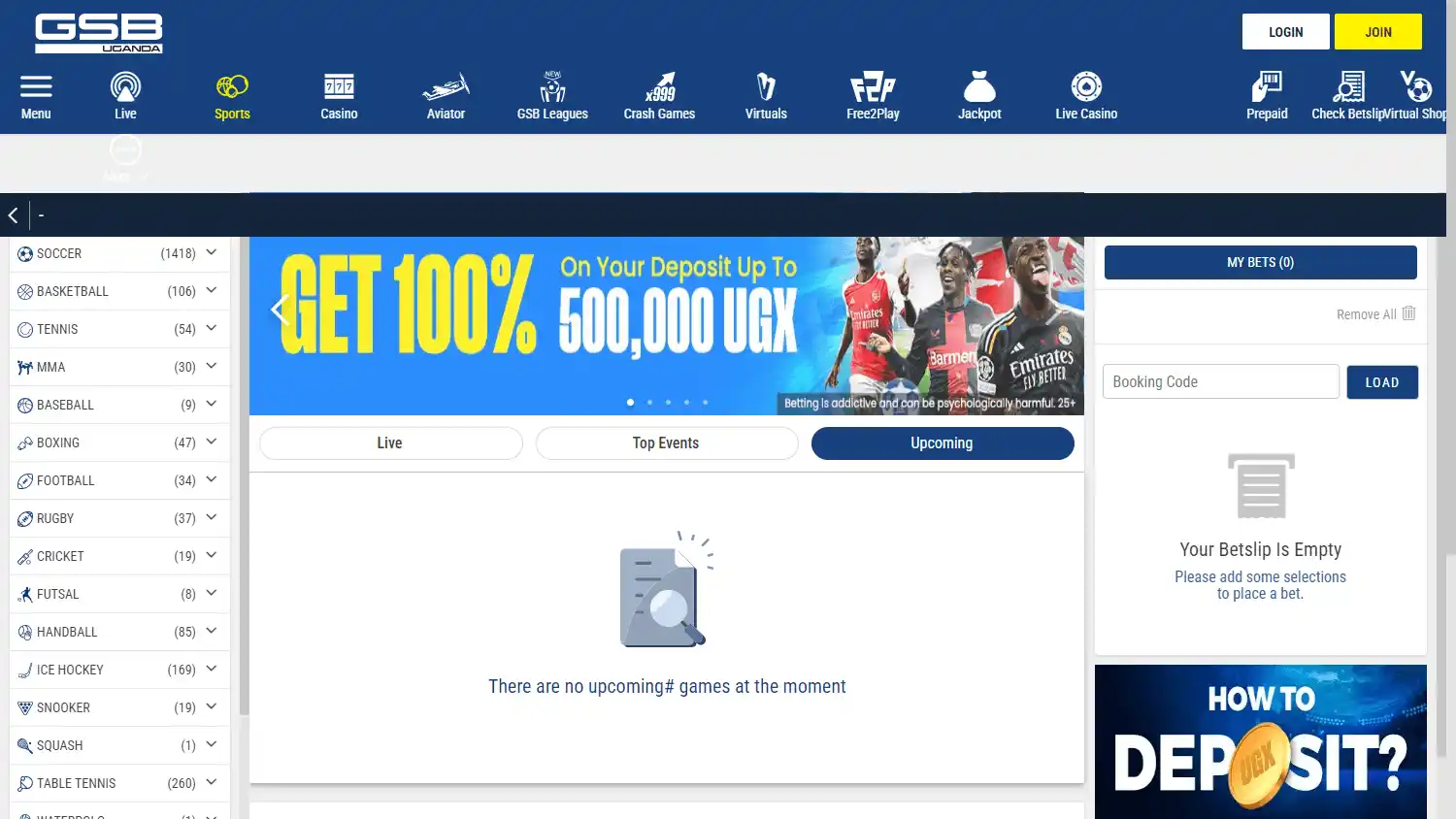 Gal Sport Betting Casino screenshot 2