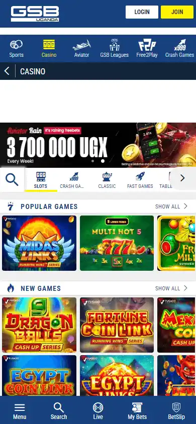 Gal Sport Betting Casino screenshot 5