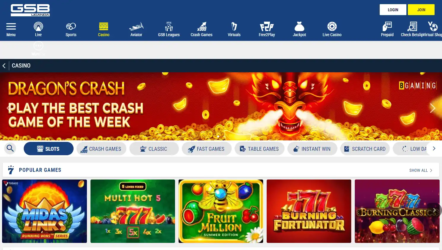 Gal Sport Betting Casino screenshot 3