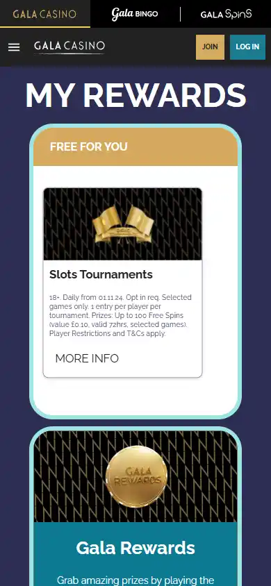 Gala Casino screenshot 4