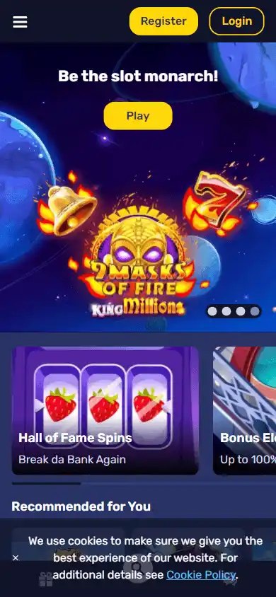 Galactic Wins Casino screenshot 4