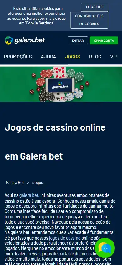 Galera.bet Casino screenshot 3