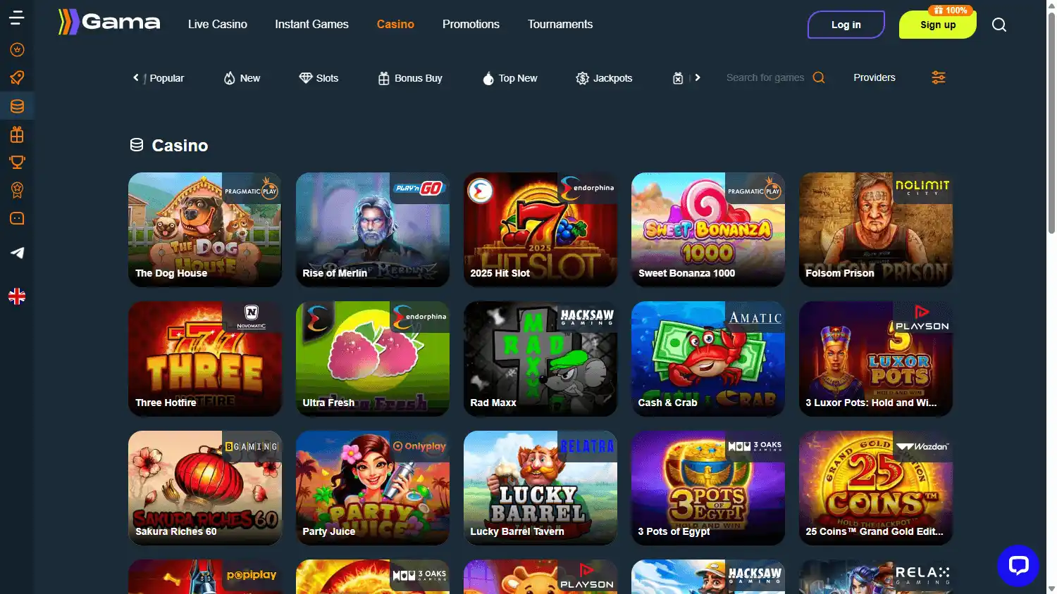 Gama Casino screenshot 2