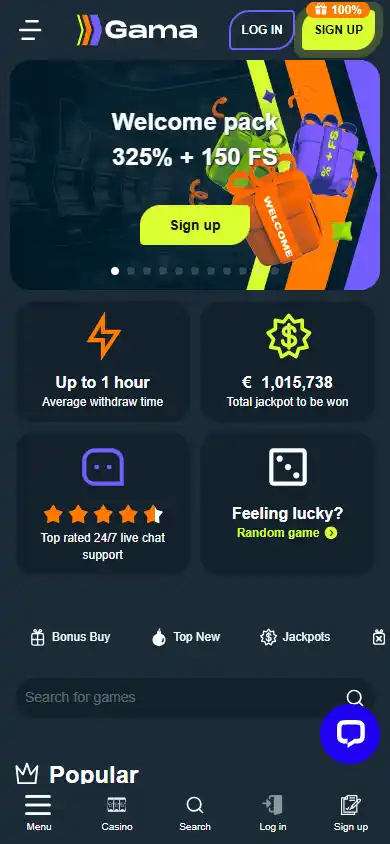 Gama Casino screenshot 4