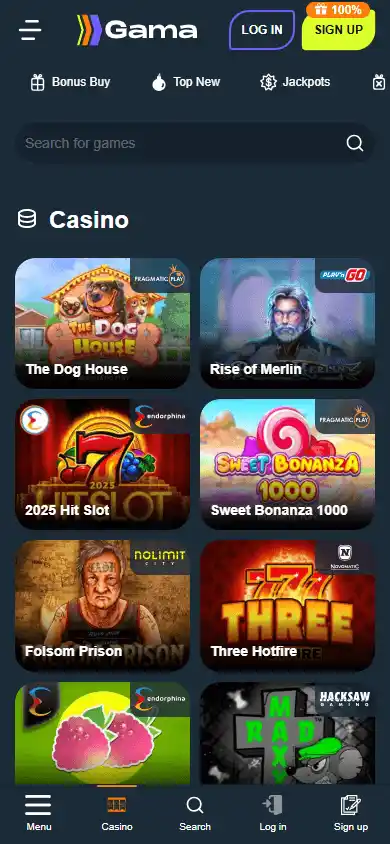 Gama Casino screenshot 5