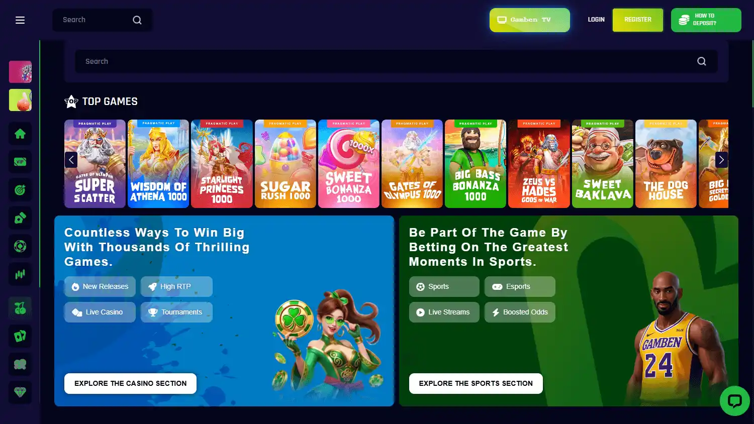 Gamben Casino screenshot 2