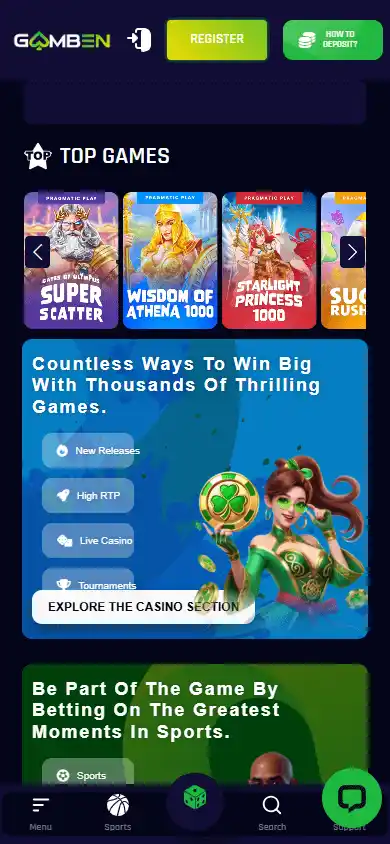 Gamben Casino screenshot 5