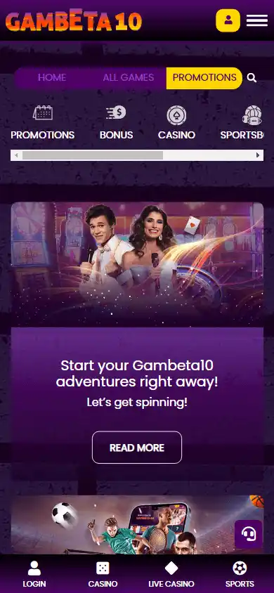 Gambeta10 Casino screenshot 6