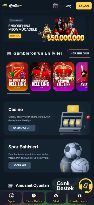 Gambleron Casino screenshot 4