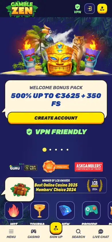 Gamblezen Casino screenshot 4