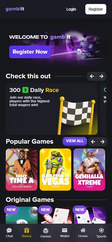 Gamblit Casino screenshot 3