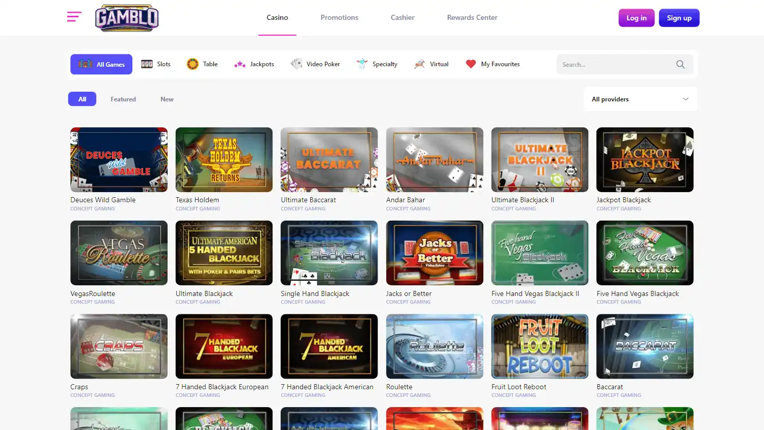 Gamblo Casino screenshot 2