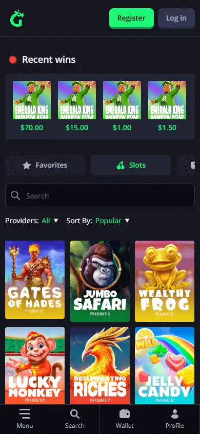 Gambly Casino screenshot 5