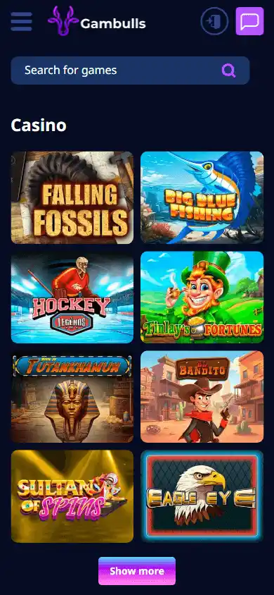 Gambulls Casino screenshot 5