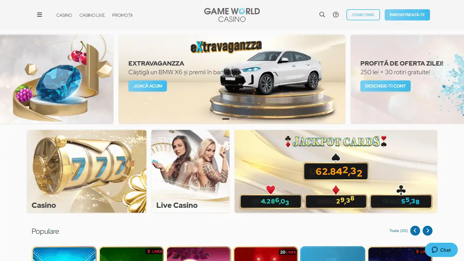 Game World Casino screenshot 1