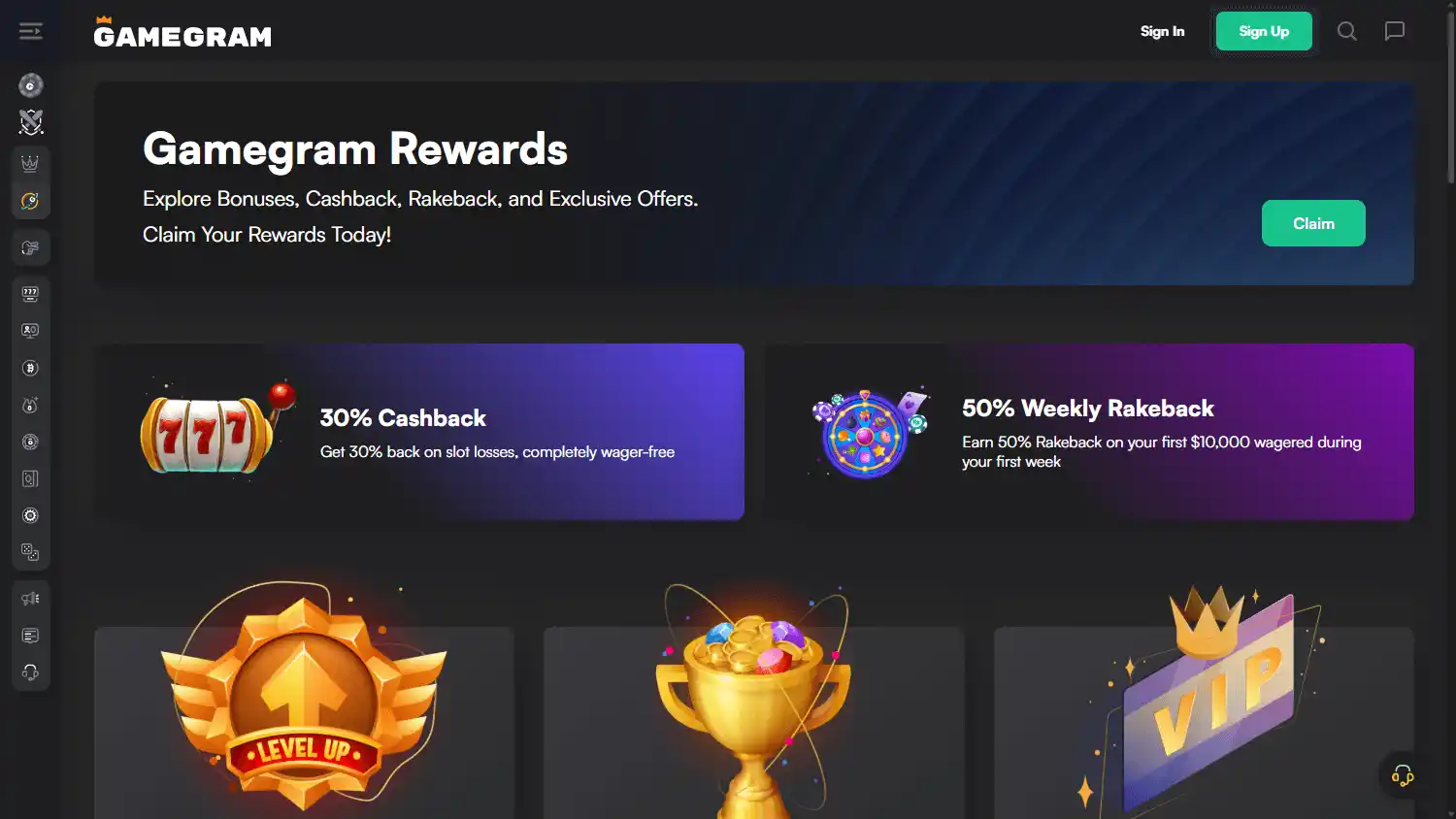 Gamegram Casino screenshot 3