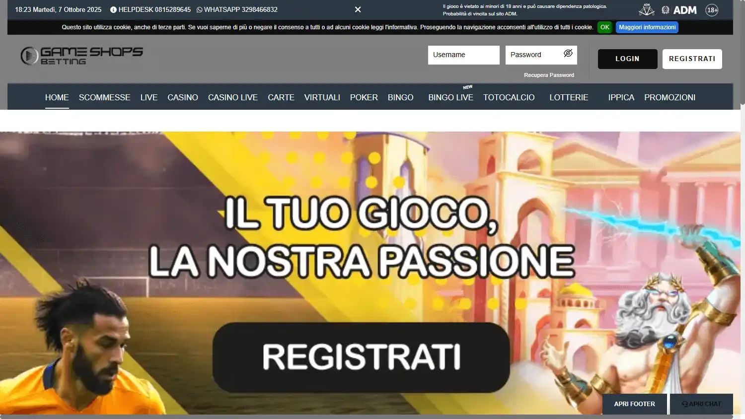GameShops Casino screenshot 1