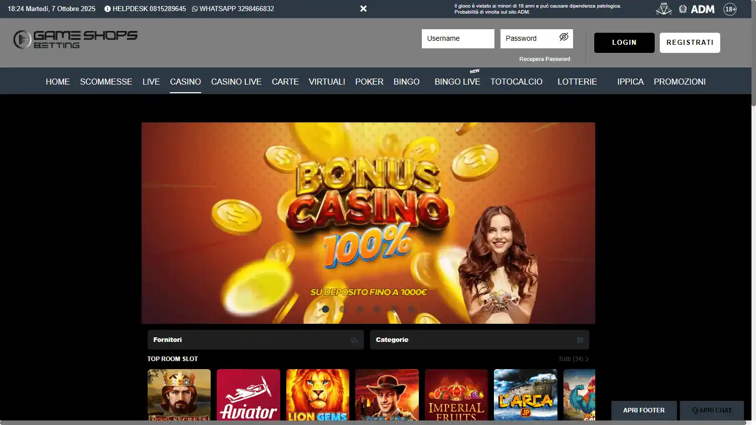 GameShops Casino screenshot 2