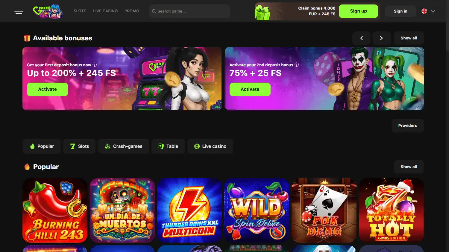 GameSpot Casino screenshot 1