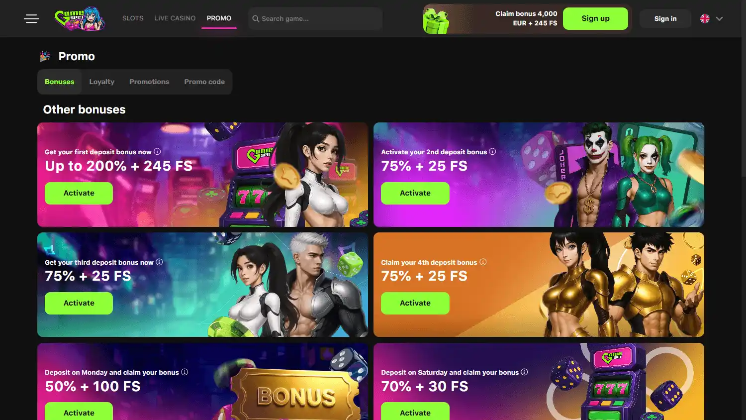 GameSpot Casino screenshot 3