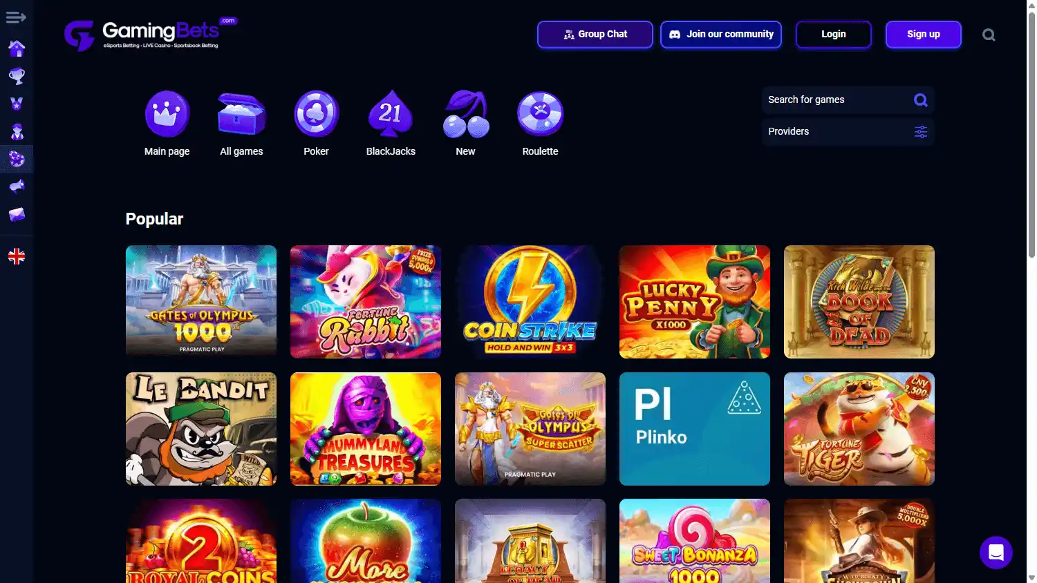 Gaming Bets Casino screenshot 2