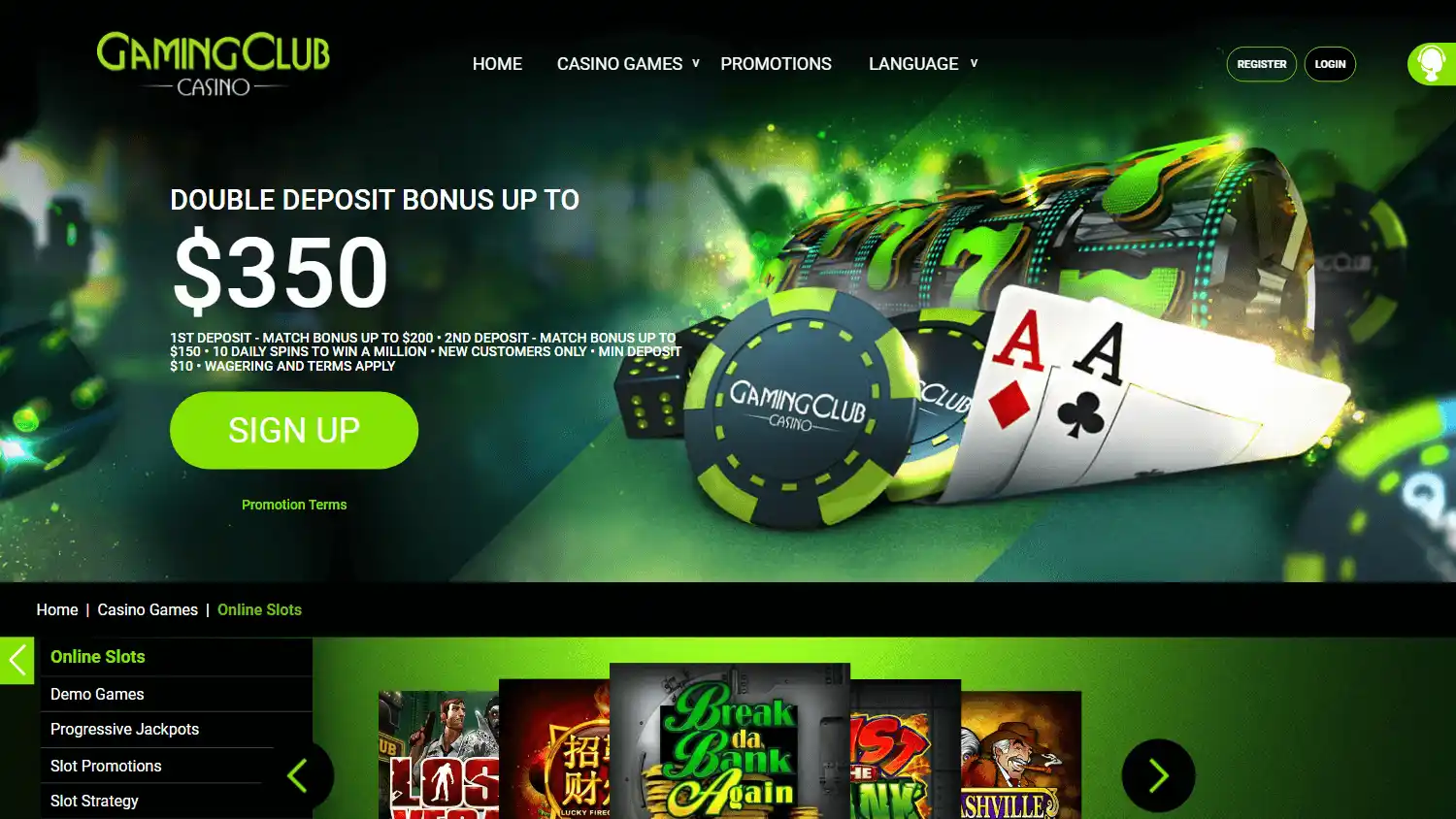 Gaming Club Casino screenshot 2