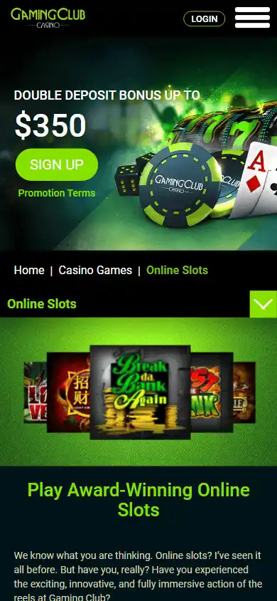 Gaming Club Casino screenshot 5