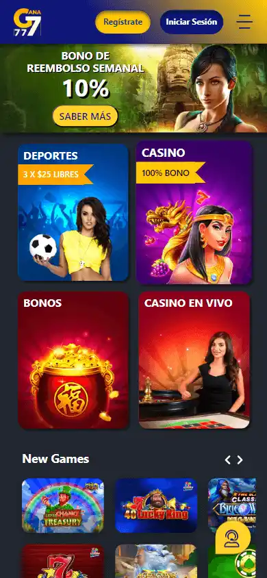 Gana777 Casino screenshot 3