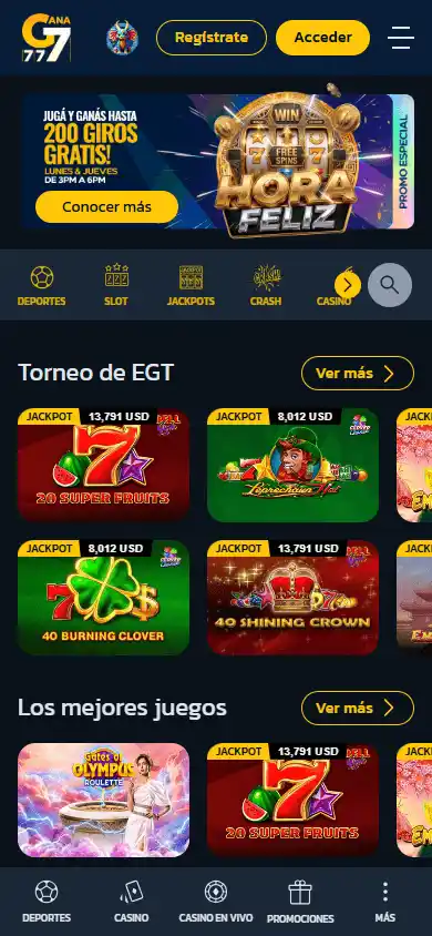 Gana777 Casino SV screenshot 4