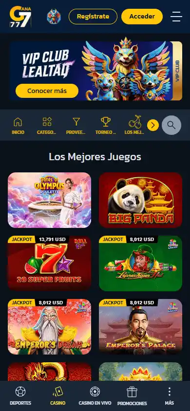 Gana777 Casino SV screenshot 5