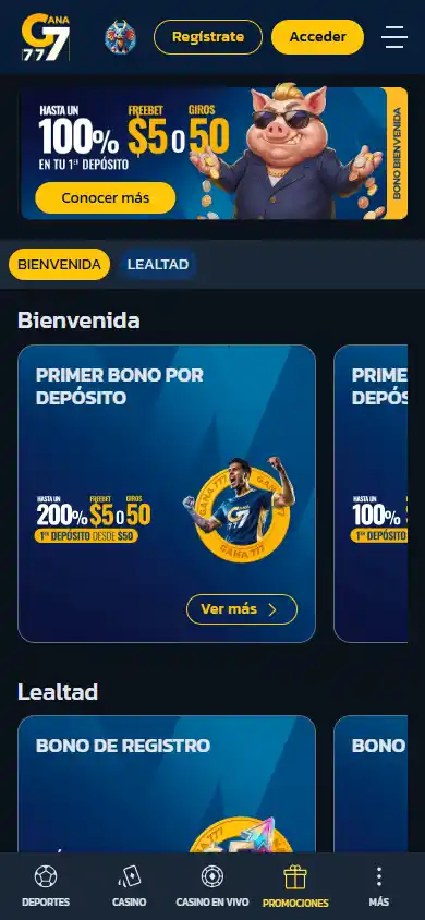 Gana777 Casino SV screenshot 6