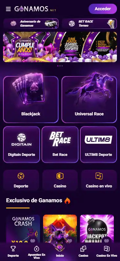 Ganamos Casino screenshot 4