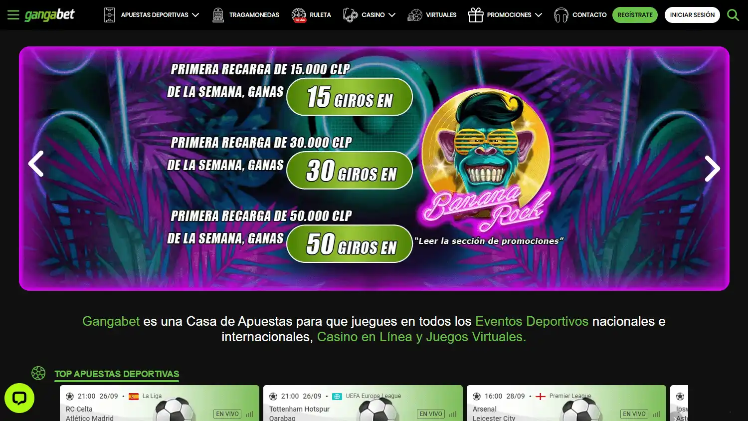 Gangabet Casino screenshot 1