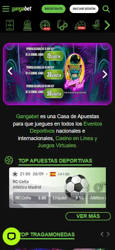 Gangabet Casino screenshot 4