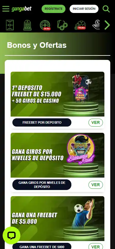 Gangabet Casino screenshot 6