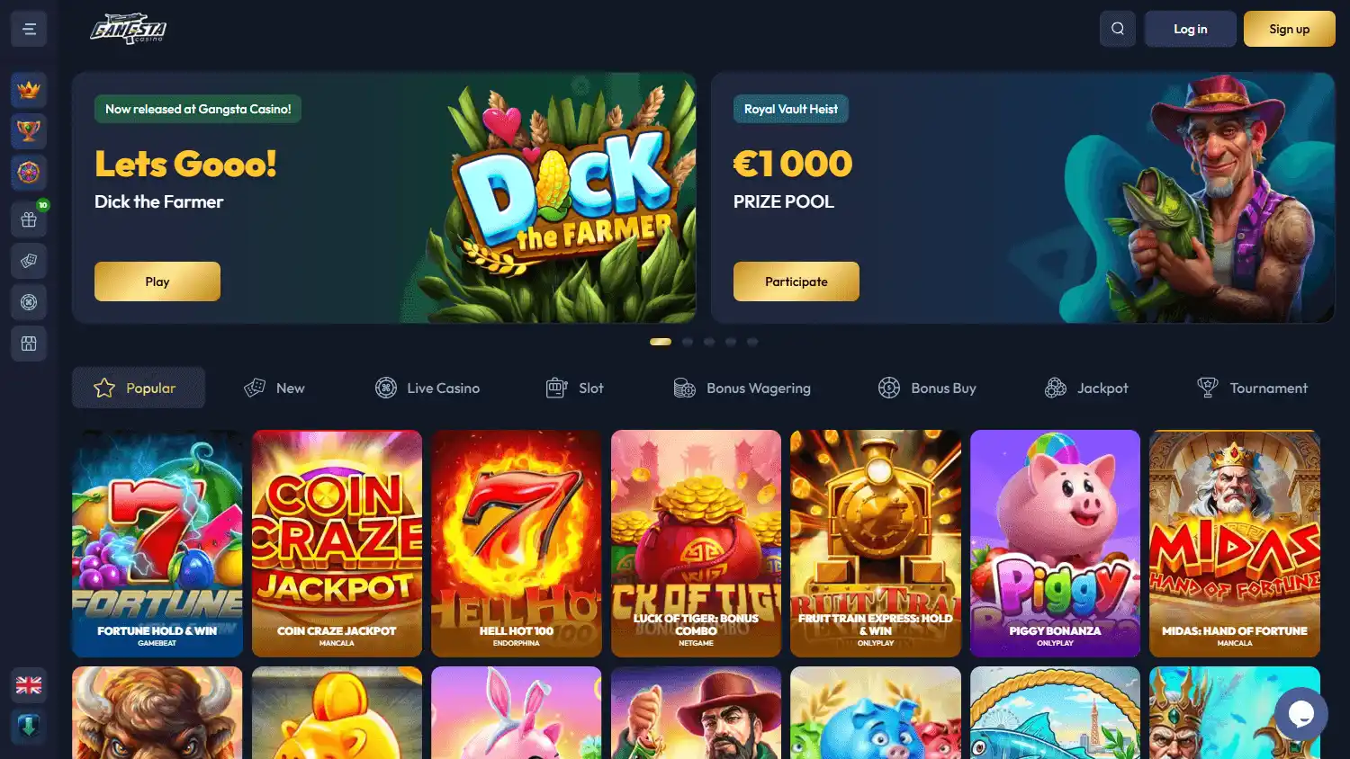Gangsta Casino screenshot 1