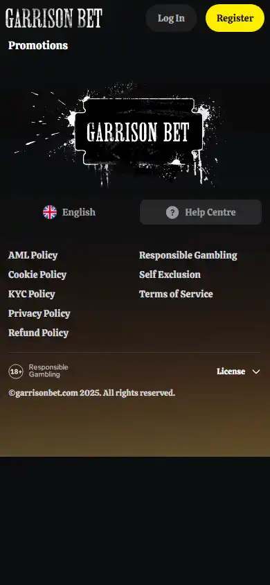 GarrisonBet Casino screenshot 5