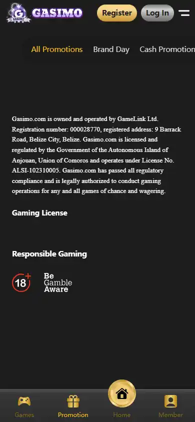 Gasimo Casino screenshot 6