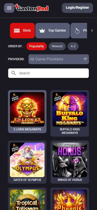 GastonRed Casino screenshot 5