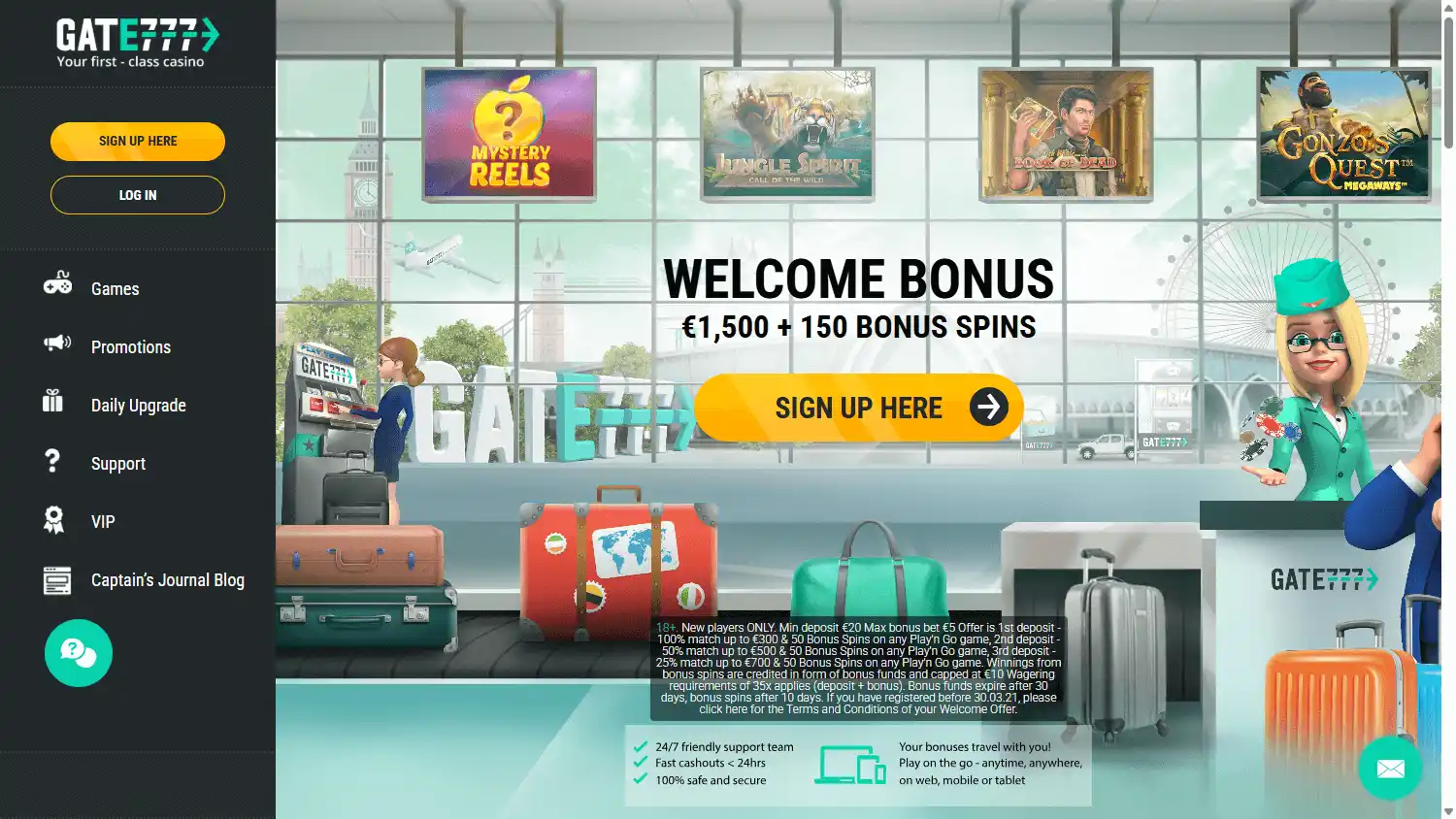 Gate 777 Casino screenshot 1