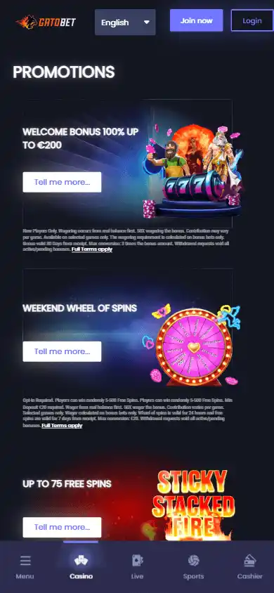 GatoBet Casino screenshot 6