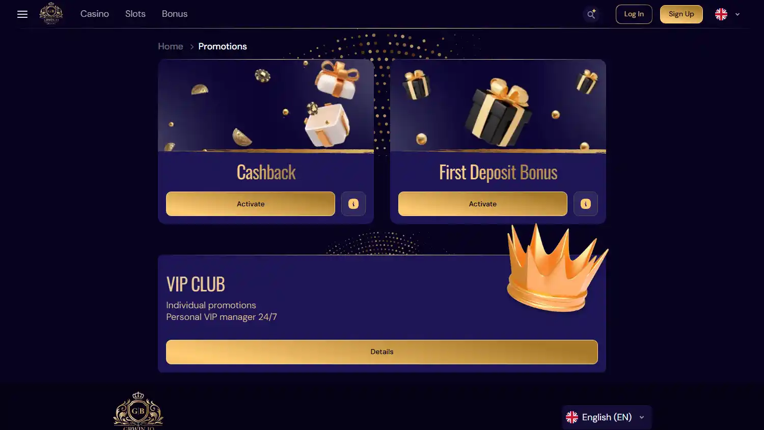GBWin Casino screenshot 3
