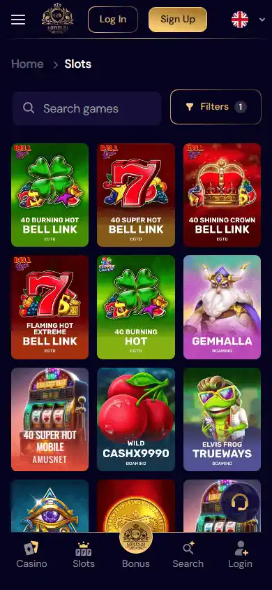 GBWin Casino screenshot 5