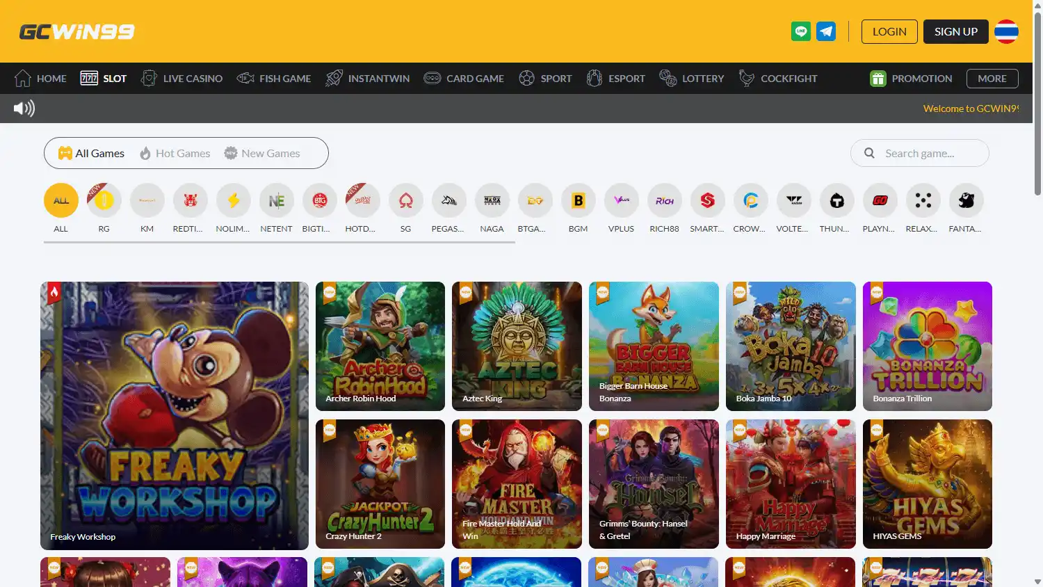 GCWIN99 Casino screenshot 2