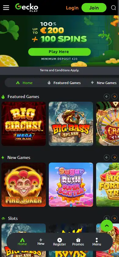 GeckoPlay Casino UK screenshot 4