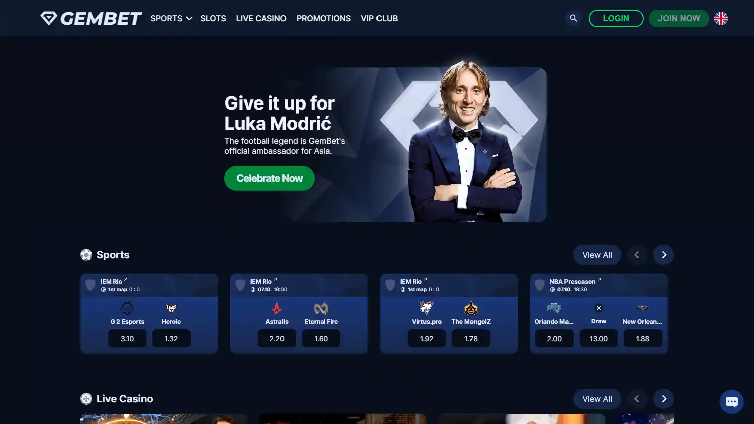 GemBet Casino screenshot 1
