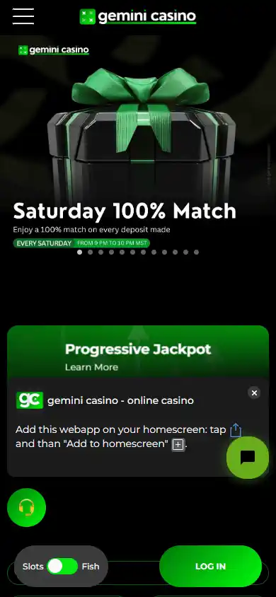 Gemini Casino screenshot 4